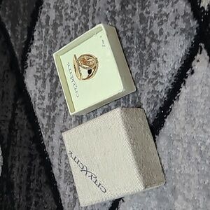 CITY X CITY NOVEMBER CITINE MARQUISE CUT RING